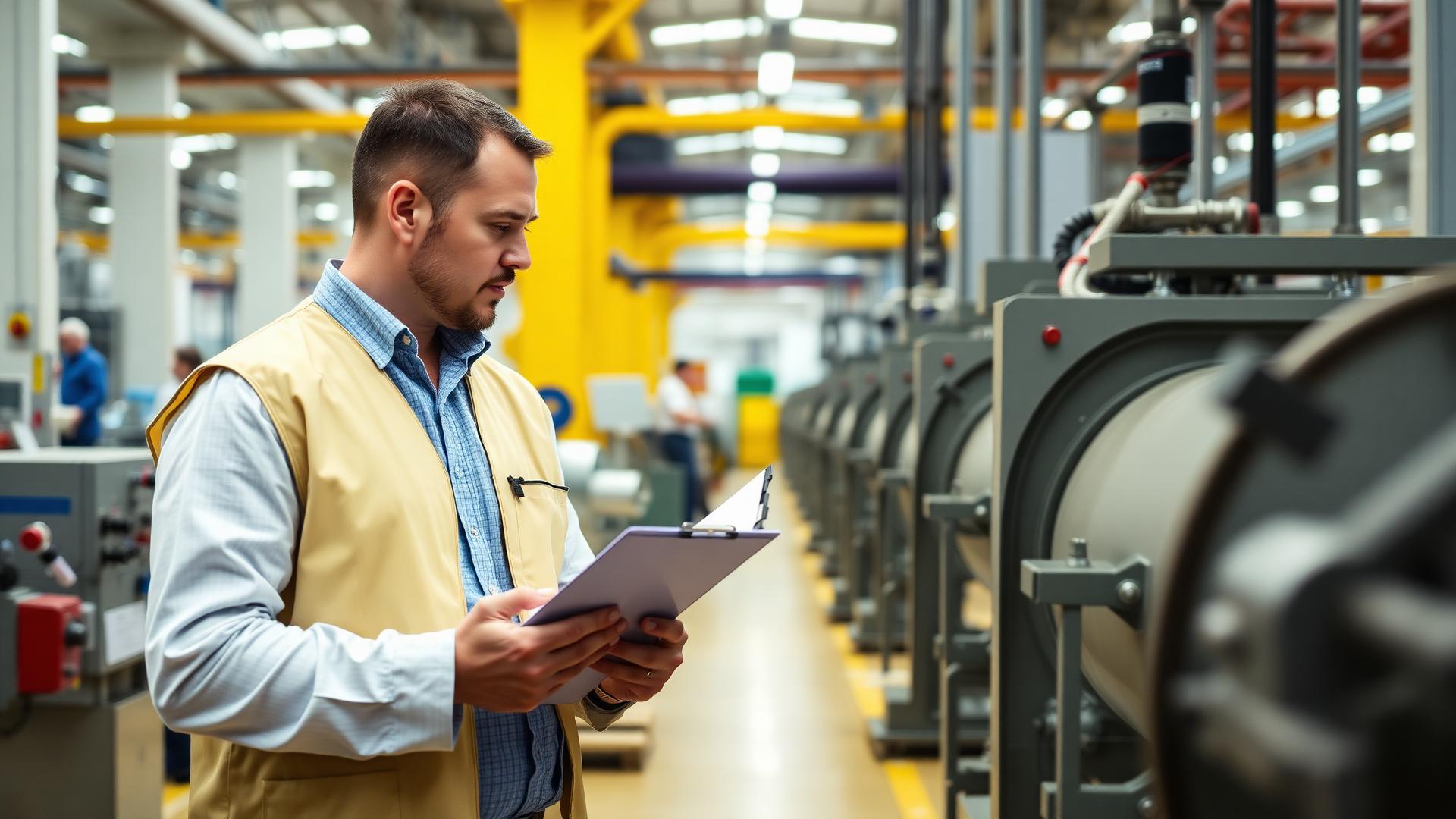 Qualitätsprüfung in der Produktion – ISO 9001 Audit durch Sertiva